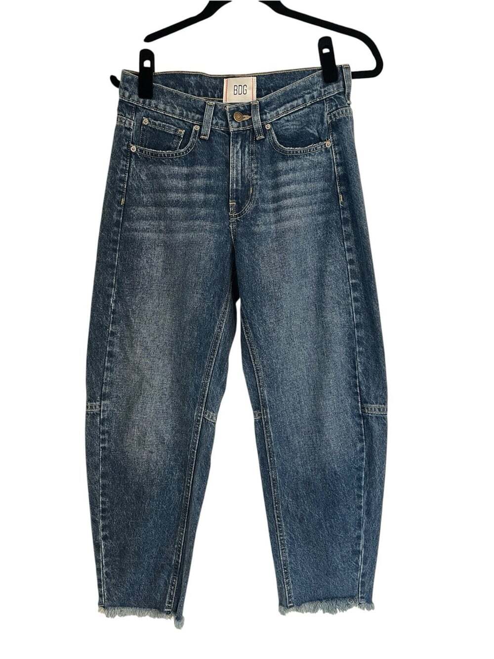 Urban Outfitters BDG Cropped Tapered Barrel Balloon Quirky Boho Coastal Jean-27